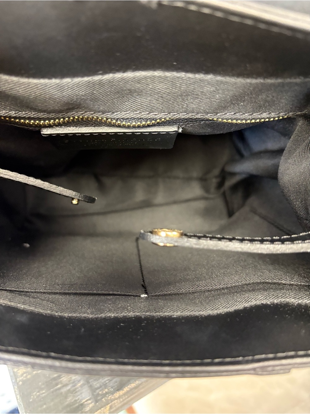 Women’s Structured Black Top-Handle Backpack - Picture 9 of 12